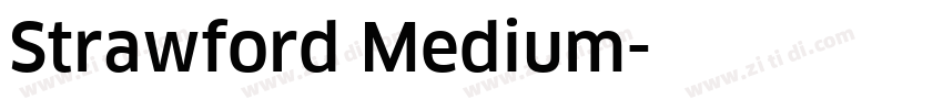 Strawford Medium字体转换